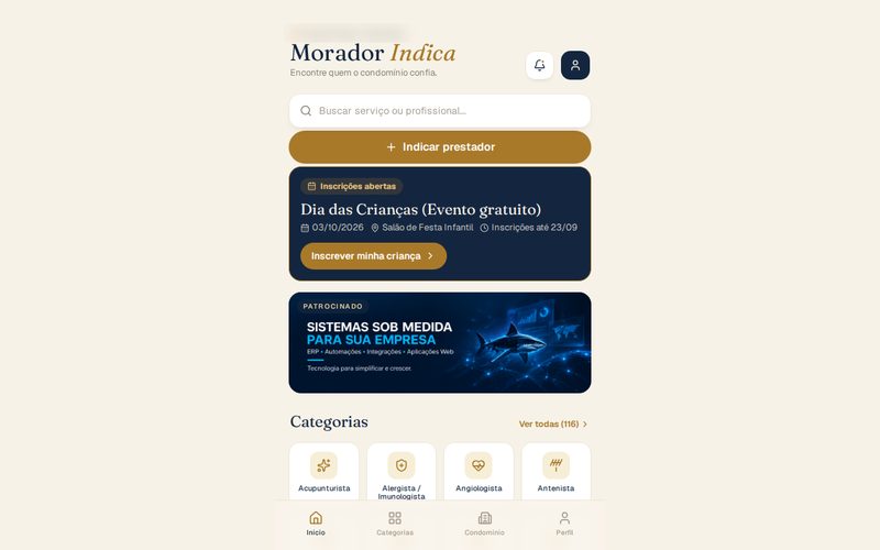App Morador Indica